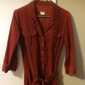 NWOT corduroy dress